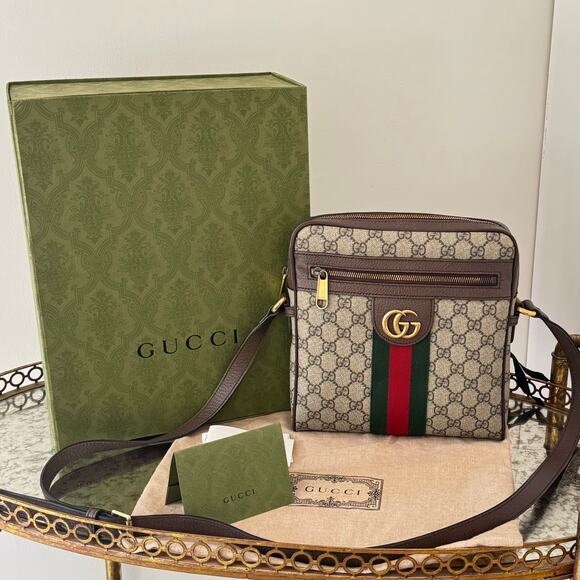 Gucci GG Ophidia Small Messenger Crossbody Bag 547926 - Picture 1 of 12